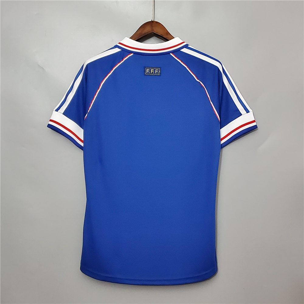 Camisa França Retrô Home 1998 Versão Torcedor Masculina MC9042